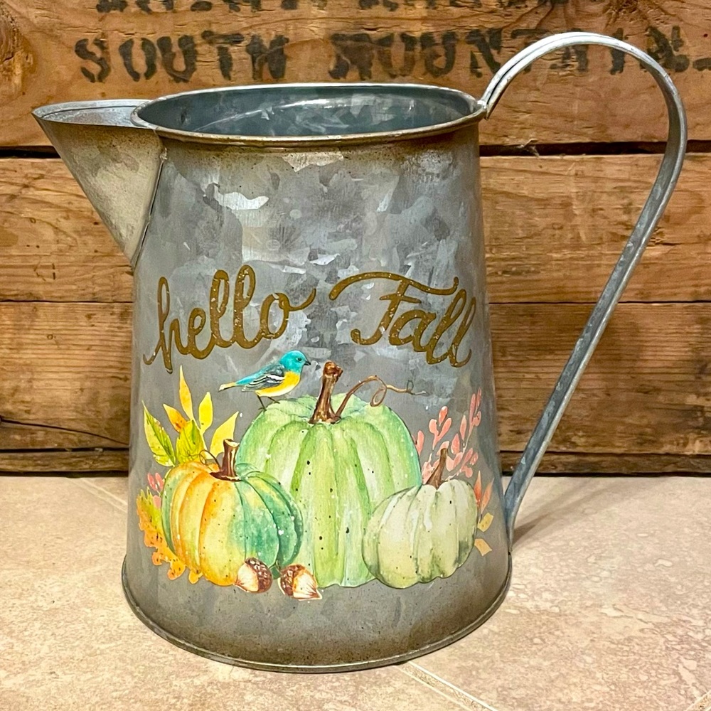 Fall Pumpkin Flower Vase